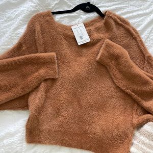 Off the shoulder sweater